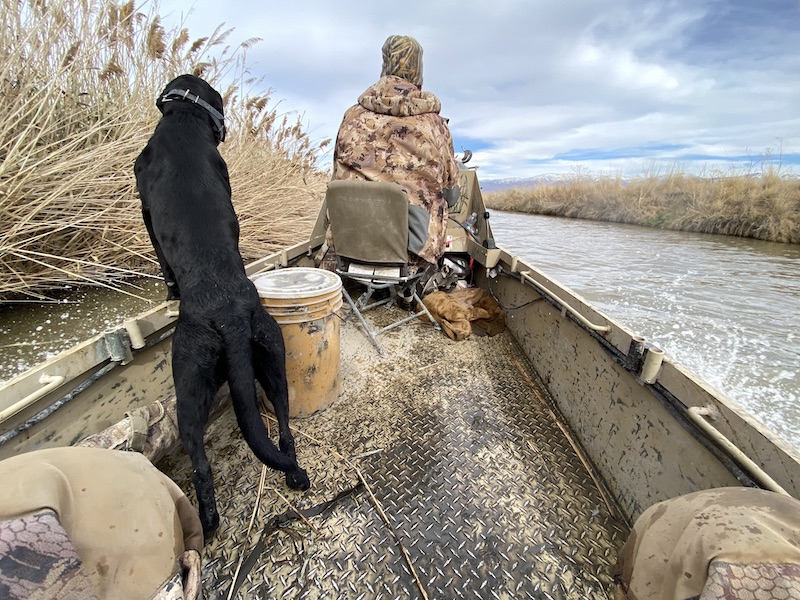 Utah Duck Hunting Club Boat Ramsey Russell's